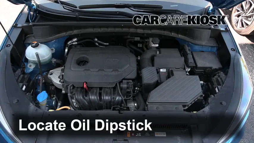 2019 Hyundai Tucson Limited 2.4L 4 Cyl. Oil Check Oil Level